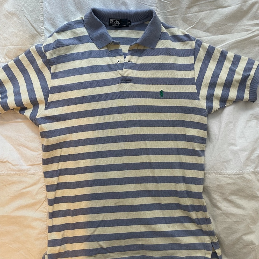 Vintage Ralph Lauren Polo Striped Short Sleeve Made in USA